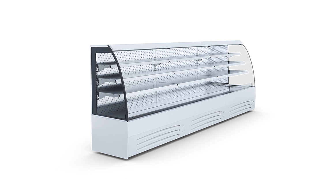 Regał chłodniczy LUNA 90 z agregatem wewnętrznym  