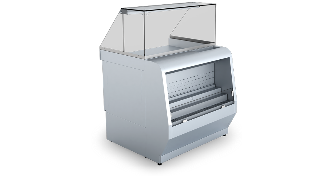 Witryna chłodnicza HDM HOT DOG 0.9 z agregatem wewnętrznym      