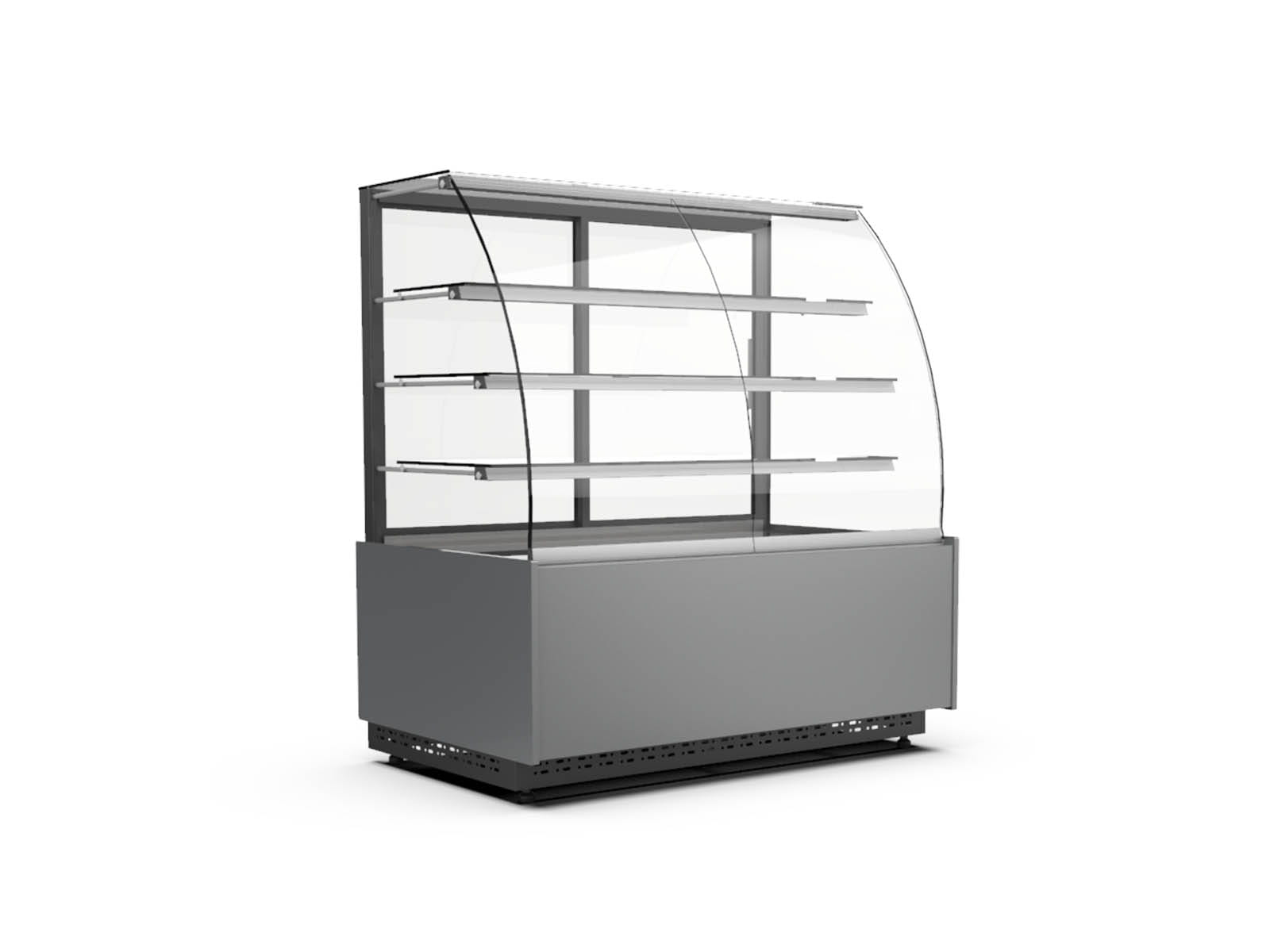 Witryna, lada cukiernicza, ciastkarka ESTERA WCh-1/C G 950, szyba gięta