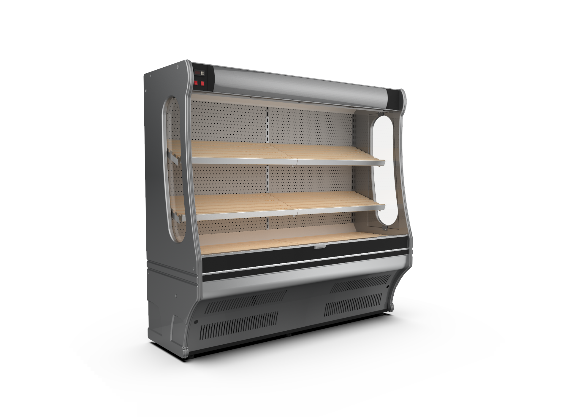 Regał chłodniczy REGULUS RCh-1/B/W 2000, z agregatem wewnętrznym        