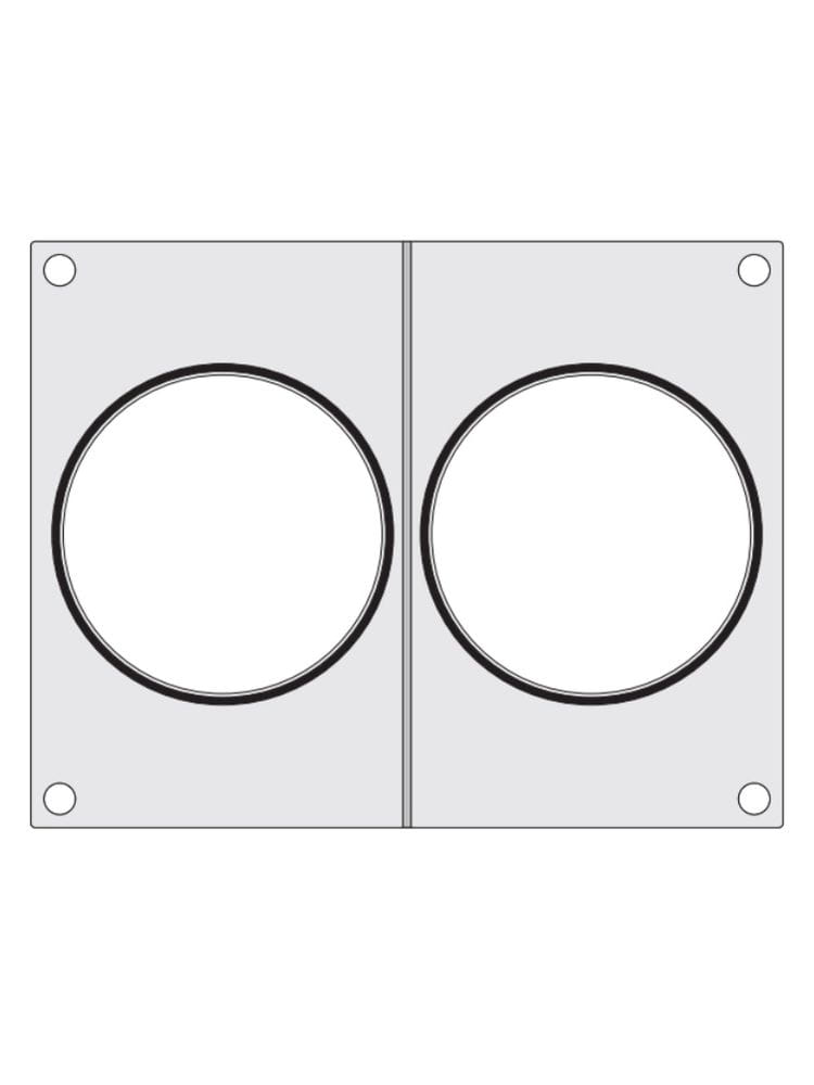 Matryca do zgrzewarki Hendi na dwa pojemniki do zupy śr. 115 mm