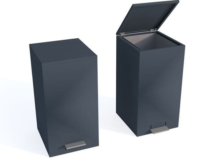 Kosz do segregacji odpadów Satis I 60 l na pedał bezdotykowy