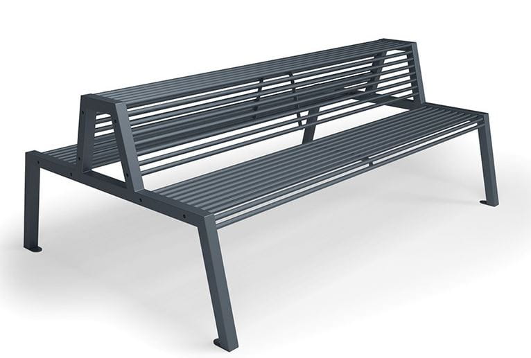 Ławka dworcowa Narcyz podwójna