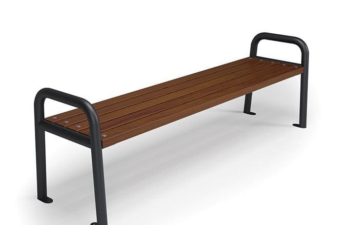 Ławka miejsko - ogrodowa Promyk II bez oparcia