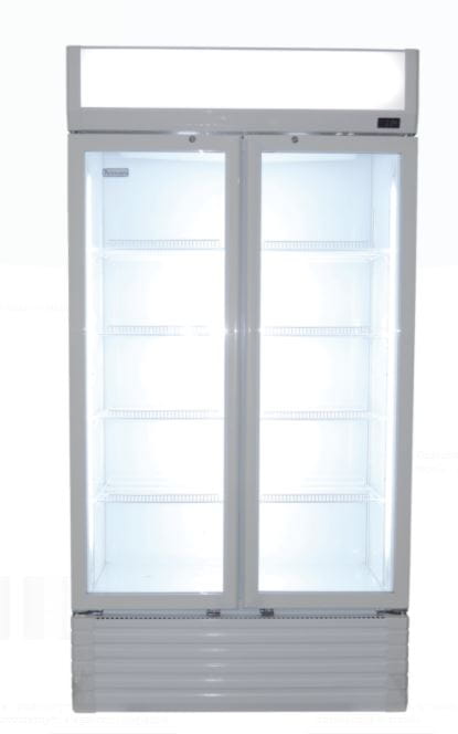 Szafa chłodnicza XLS 610 DIG, 597 litrów, przeszklone drzwi, fabrycznie nowa, R290