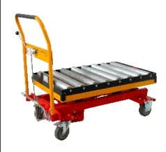 Przenośnik rolkowy do wózka podnośnikowego stołowego WRP1-0501/0301