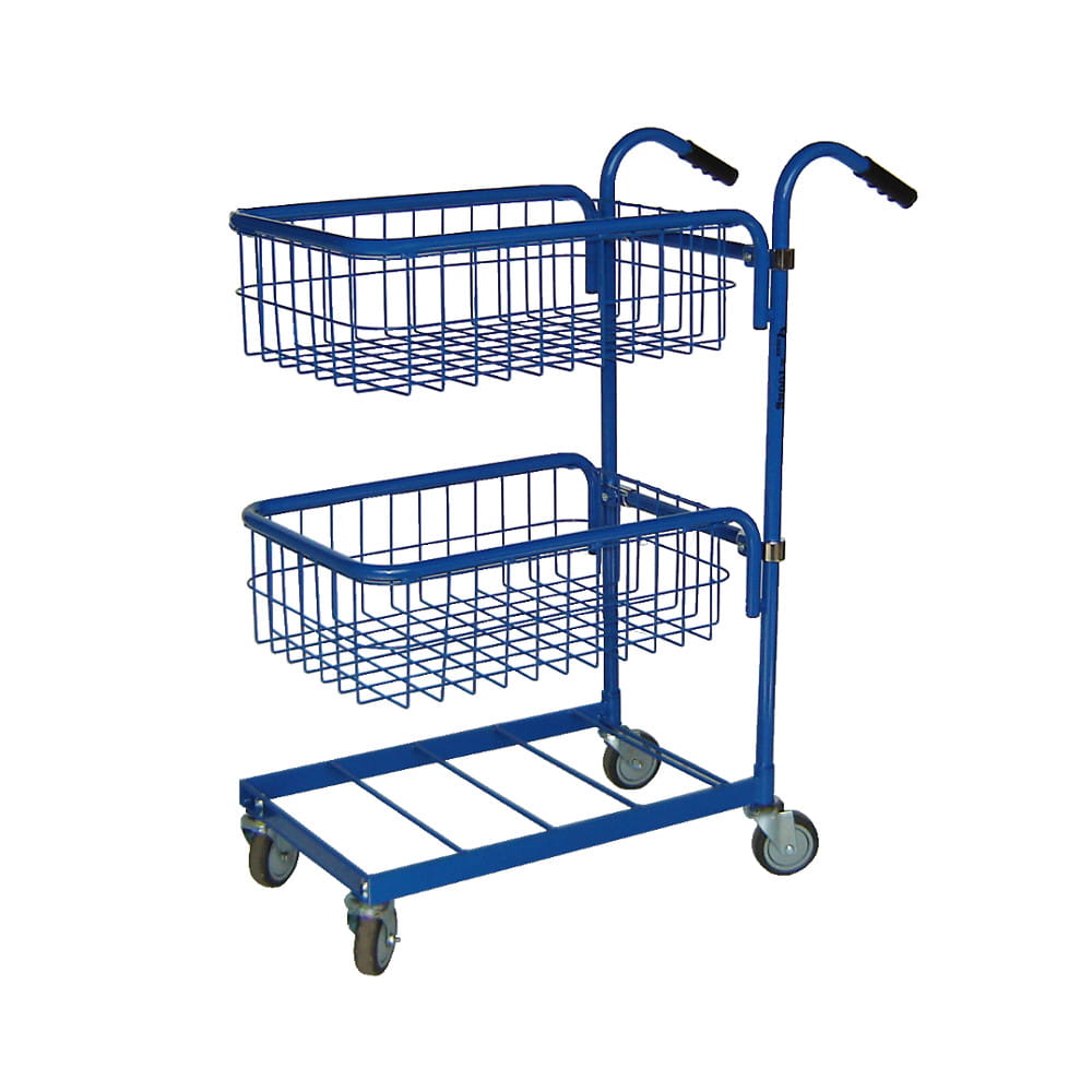 Wózek platformowy osiatkowany 120 kg koła Ø100 WRN2-012/344