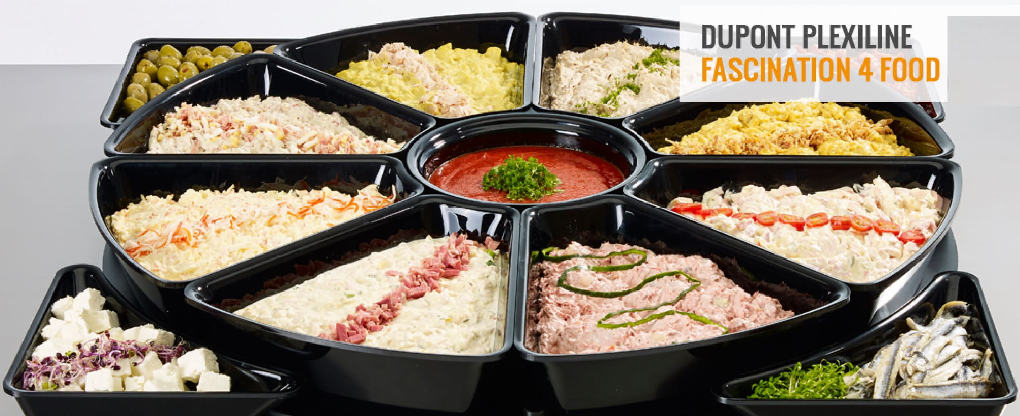 Komplet 13 pojemników "Karuzela", głebokość 8 cm, z plexi, Dupont, Plexiline