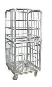 Wózek platformowy kontenerowy 400 kg koła Ø125 WRN2-040/30.3 ocynkowany