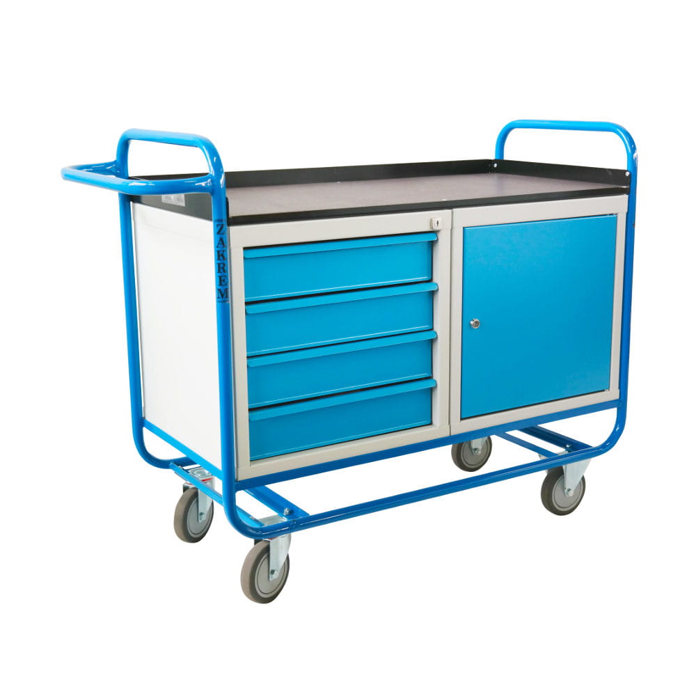 Wózek narzędziowy 300 kg koła Ø125 WRN8-030/47