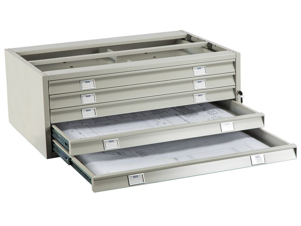 Szafa kartotekowa A0 05/2 dla formatu A0, metalowa