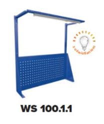Tablica WS 100.1.1 z oświetleniem do stołu warsztatowego Master