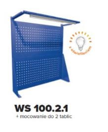 Tablica WS 100.2.1 z oświetleniem do stołu warsztatowego Master 
