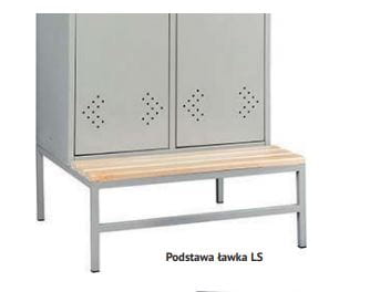 Podstawa z ławką sosna do szafy socjalnej LS 01-40/ LS 11-40D 