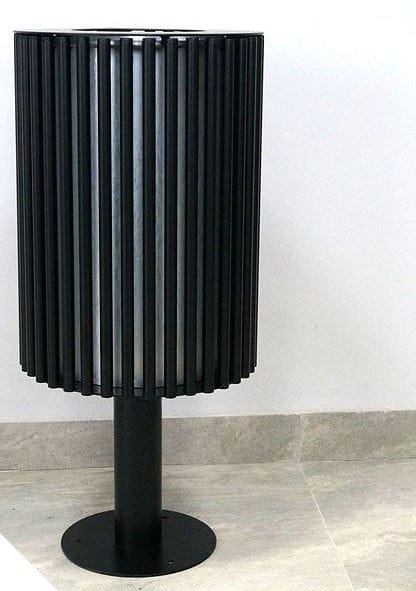 Kosz na śmieci Szafir, 30 litrów, stal ocynkowana i malowana