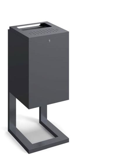 Kosz na odpadki Platon II, 40 litrów, z popielnicą