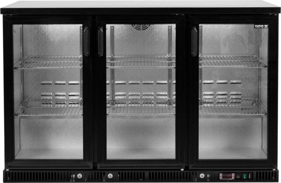 Witryna chłodnicza, chłodziarka do butelek, 3 drzwi