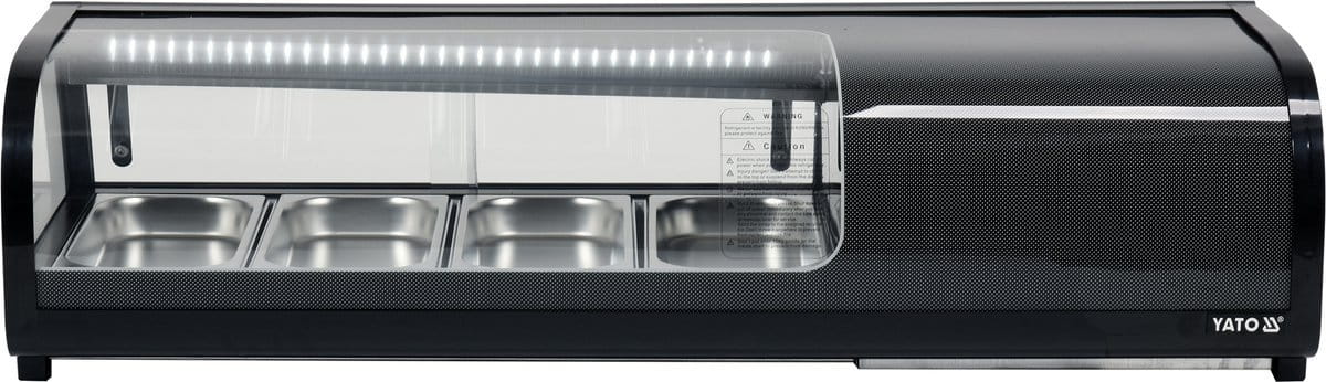 Nadstawka chłodnicza, witryna chłodnicza 4x1/3 GN 117,7x42x29,5 