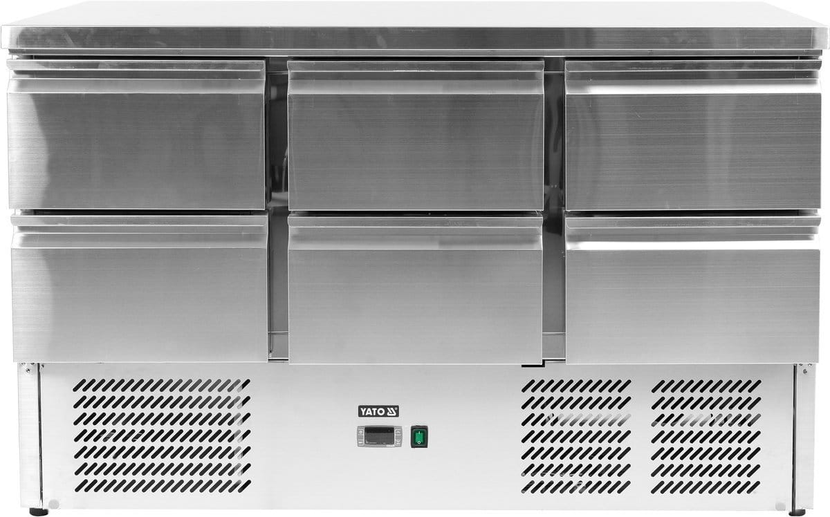 Stół chłodniczy, 6 szuflad 