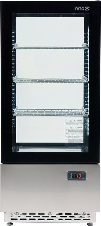Witryna chłodnicza 78 l, 43x39x98, czarna