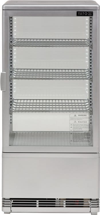 Witryna chłodnicza 78 l, 42x38x96, srebrna