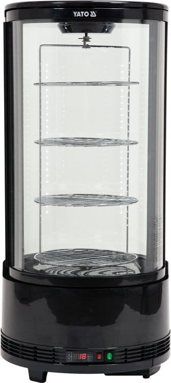 Witryna chłodnicza 73 l, 50x50x106, czarna