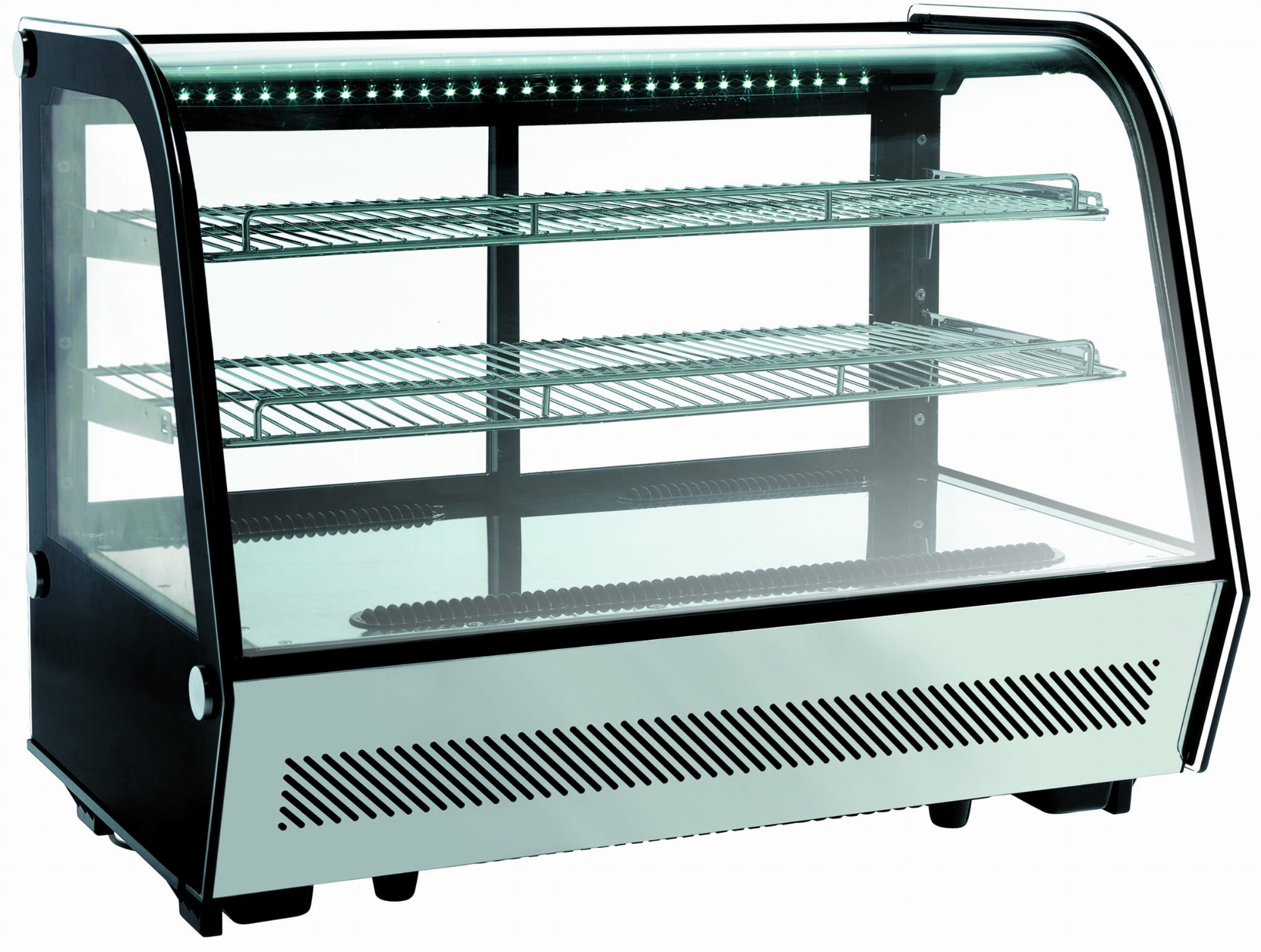 Witryna chłodnicza cukiernicza, nablatowa 160 l