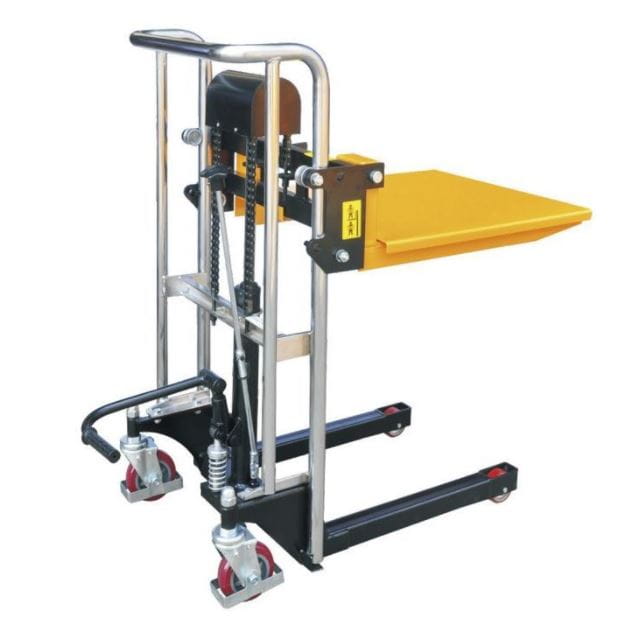 Wózek podnośnikowy hydrauliczny ręczny PJ4130, 400kg x 1300 mm