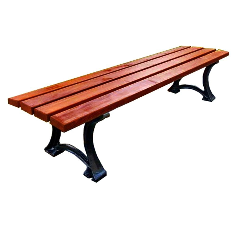 Ławka Łódzka bez oparcia 180 cm deski świerkowe impregnowane  