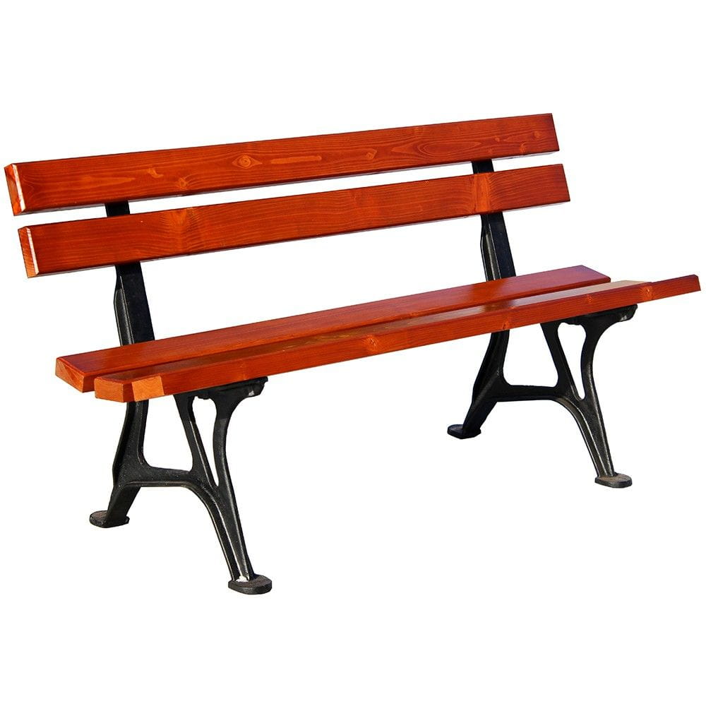 Ławka Londyn 150 cm deski świerkowe lakierowane