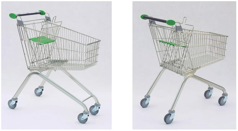 Wózek sklepowy z siedziskiem dla dziecka, Avant 75RS (pojemność 75 litrów)