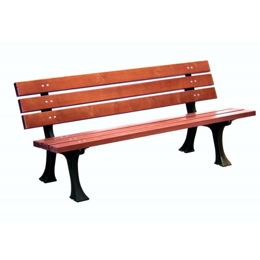 Ławka Opole 180 cm deski świerkowe lakierowane 