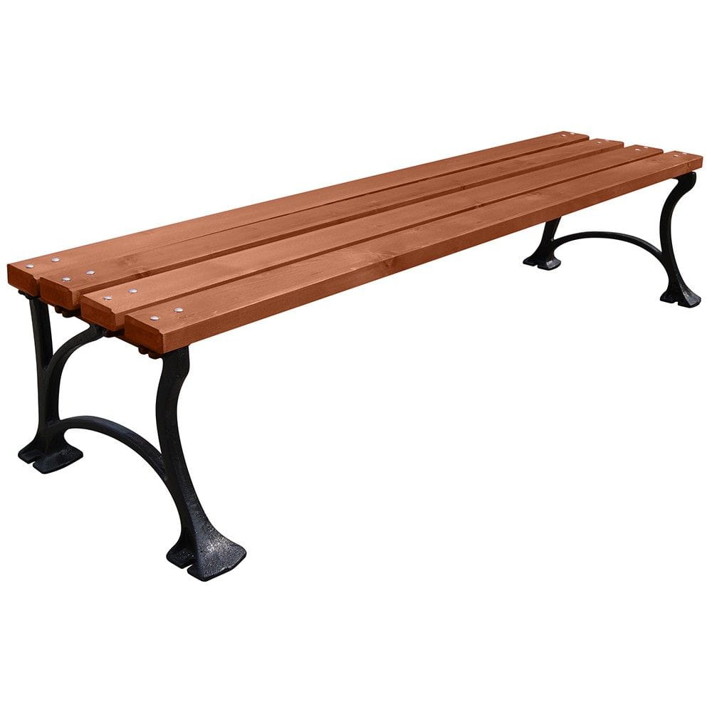 Ławka Pomorska bez oparcia 180 cm deski świerkowe impregnowane    