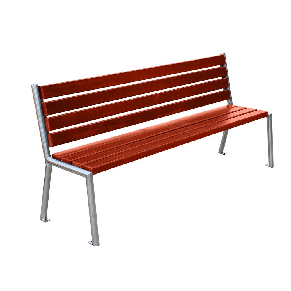 Ławka Capitis Inox 180 cm deski świerkowe impregnowane