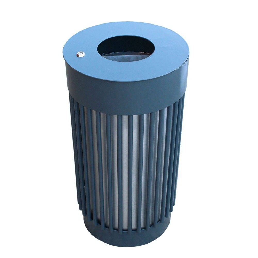 Kosz na śmieci Orbit bez daszka 60 l, stalowy
