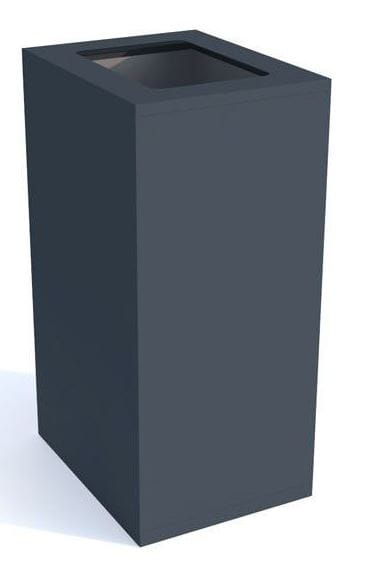 Kosz do segregacji odpadów Satis I 100 l, stal ocynkowana malowana    