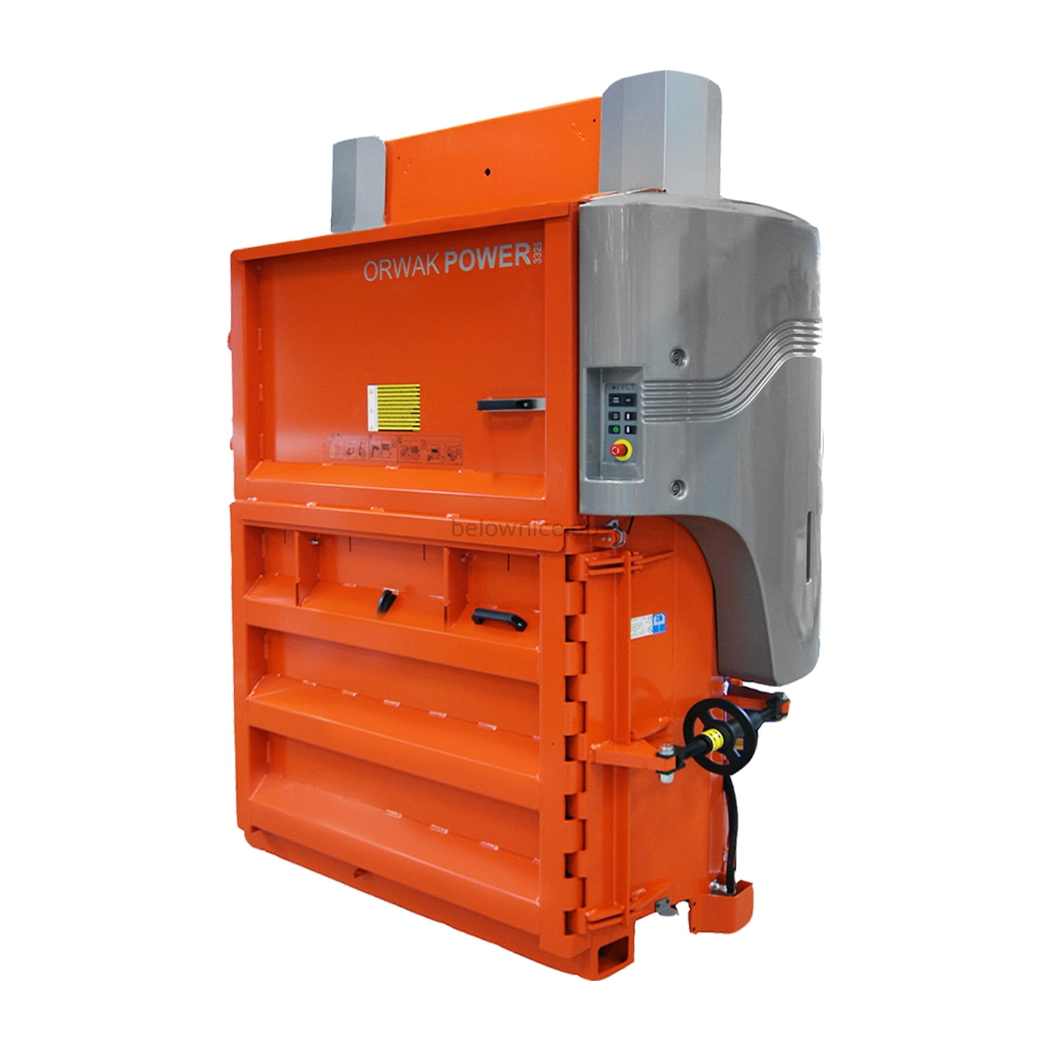Belownica, prasa do makulatury folii ORWAK POWER 3325, nacisk 26 ton, bela 400-450 kg
