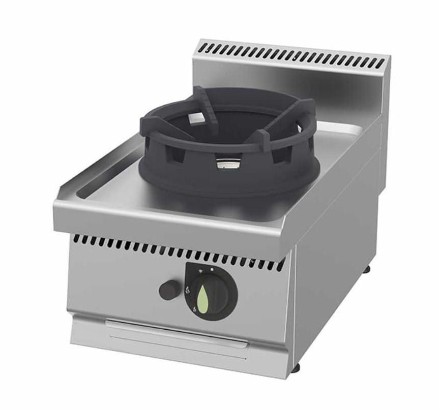 Wok gazowy 1-palnikowy, nastawna kuchnia wok WC4070G