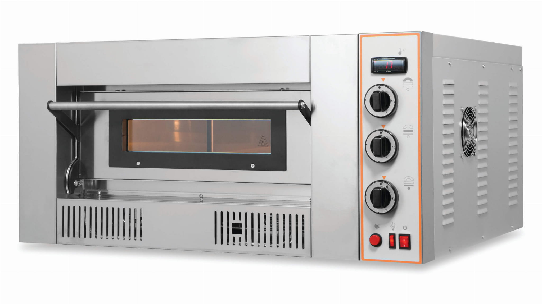 Piec gazowy do pizzy jednokomorowy GASR6, 6x30