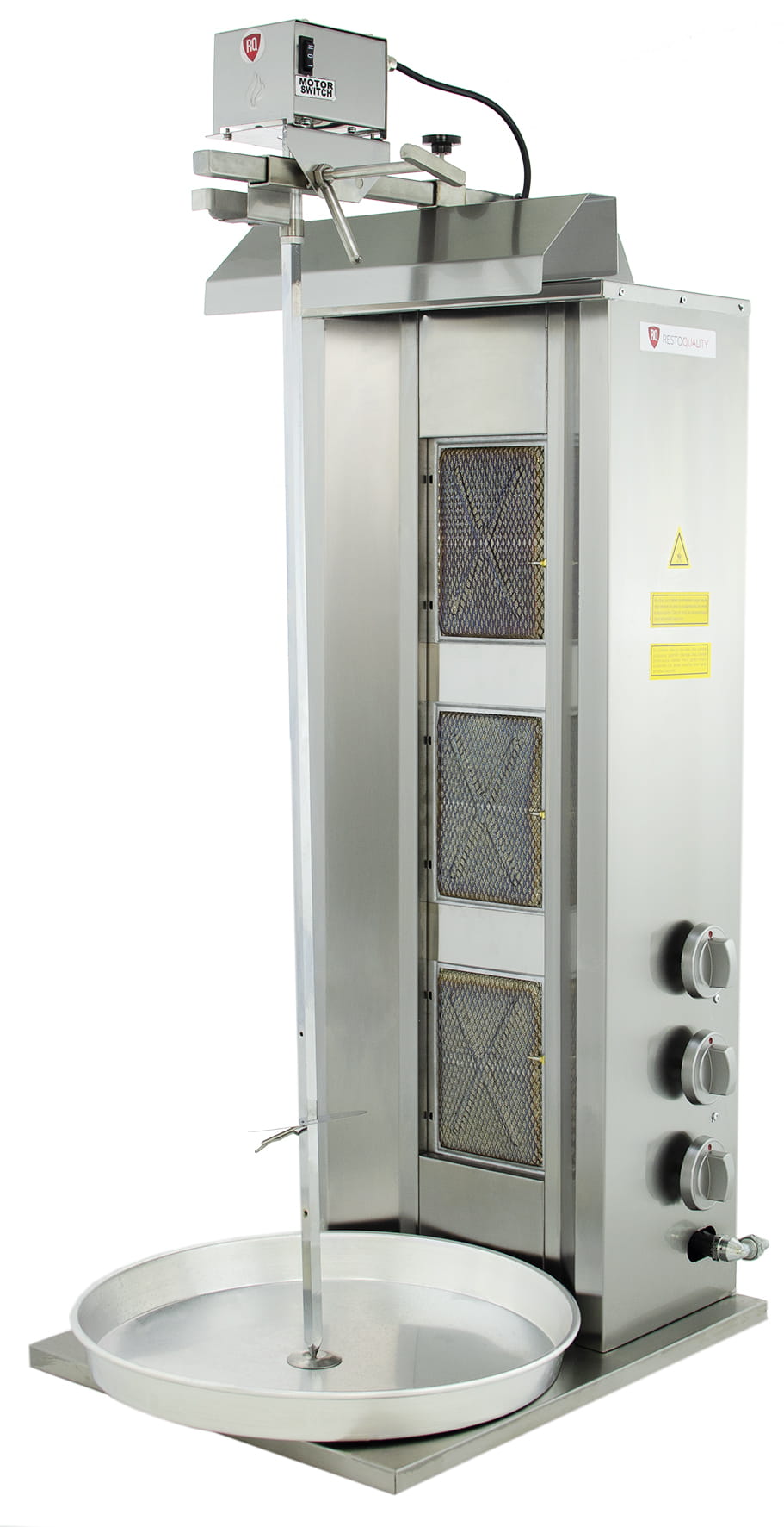 Opiekacz gazowy do kebaba, gyros, 3 palniki, wsad 40 kg, RQ43033
