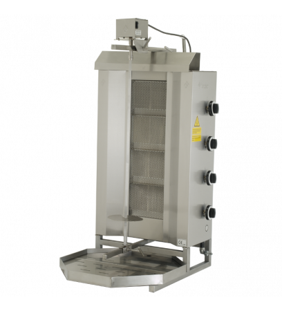 Opiekacz gazowy do kebaba, gyros, 4 palniki, wsad 60 kg, RQ32464