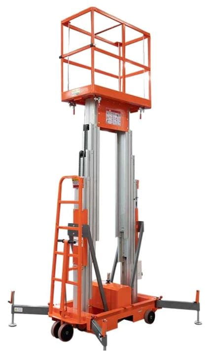 Podnośnik koszowy teleskopowy GTWY12-320, udźwig 250kg, wysokość podnoszenia 12M, DC z baterią