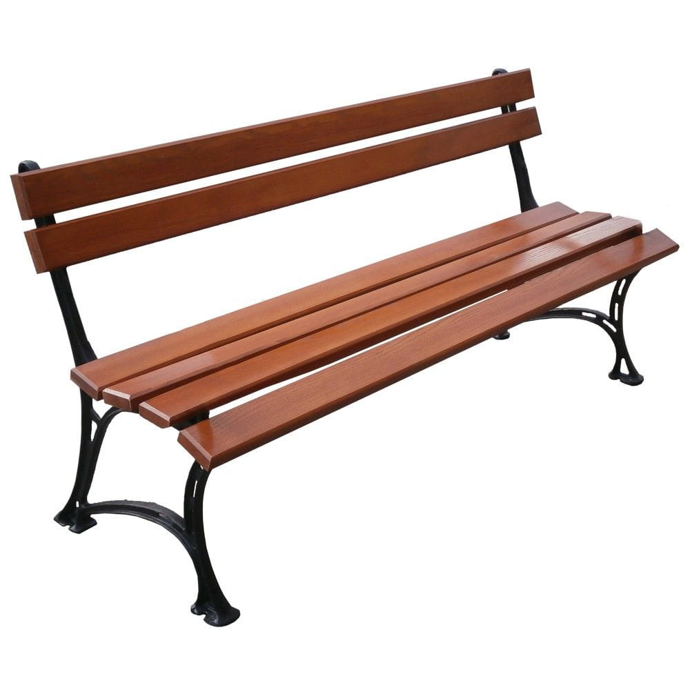 Ławka Królewska bez podłokietnika 180 cm deski świerkowe impregnowane, aluminiowa