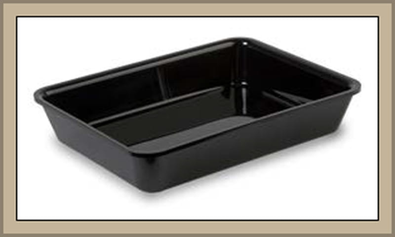 Pojemnik  z plexi  28x21x5 cm, ekspozycyjny, czarny, system 28, Dupont