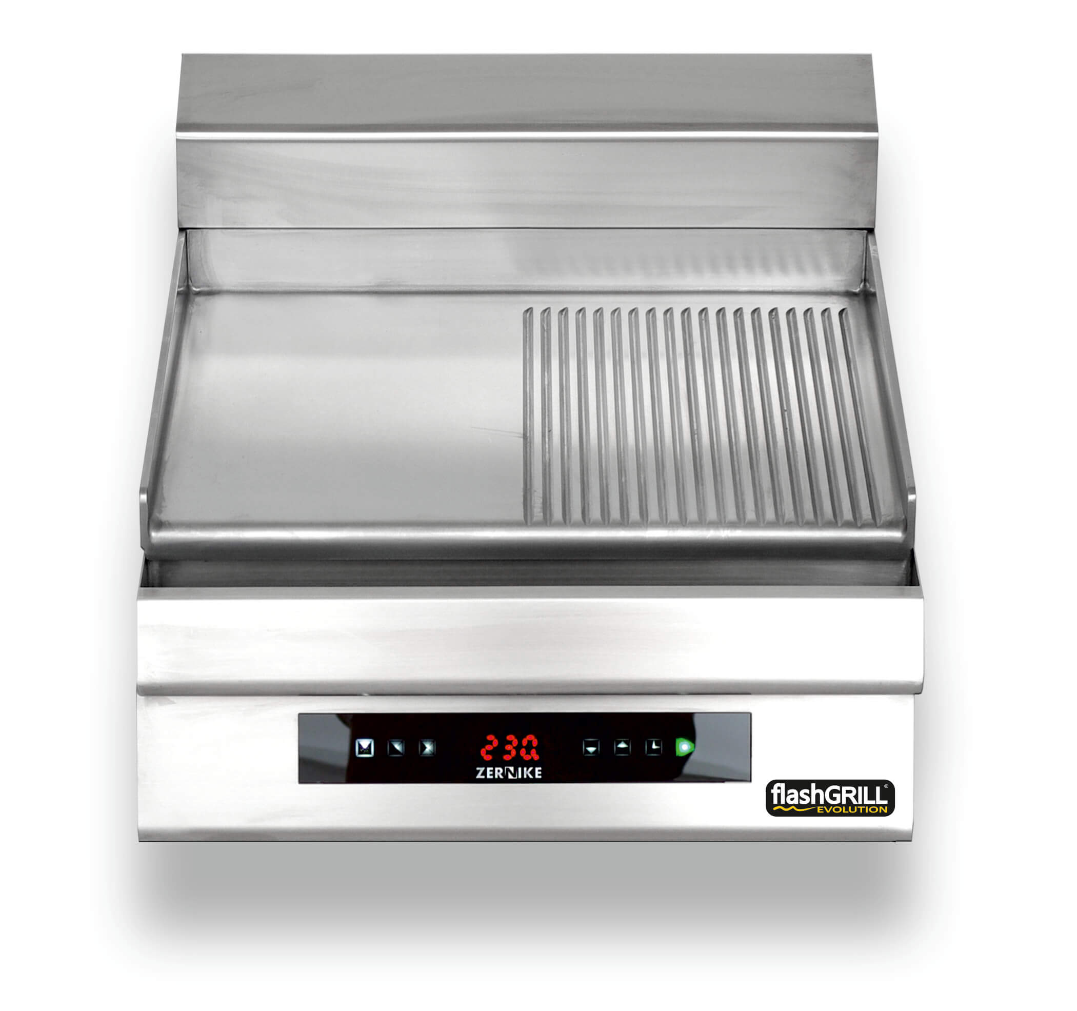 Płyta grillowa elektryczna, energooszczędna, nastawna, gładko-ryflowana GE5060D1C