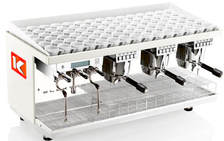 Ekspres do kawy, kolbowy, 3-grupowy, Elektra KUP3W
