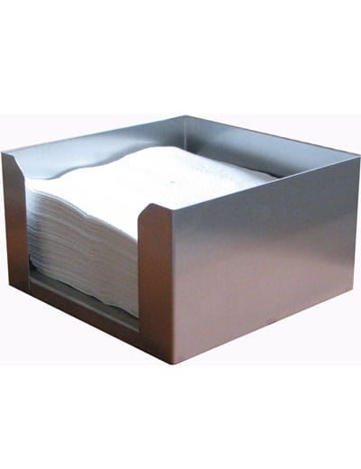 Serwetnik gastronomiczny - ze stali nierdzewnej 170x170x90 mm