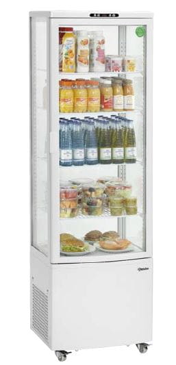 Witryna chłodnicza 235 l, przeszklona, na ciasta, kanapki, sałatki, napoje,