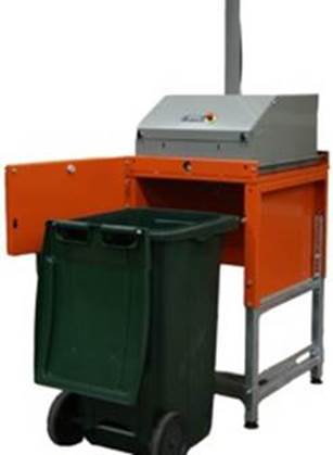 Belownica kompaktor ORWAK 4240 do zagęszczania odpadów w pojemnikach 240l.