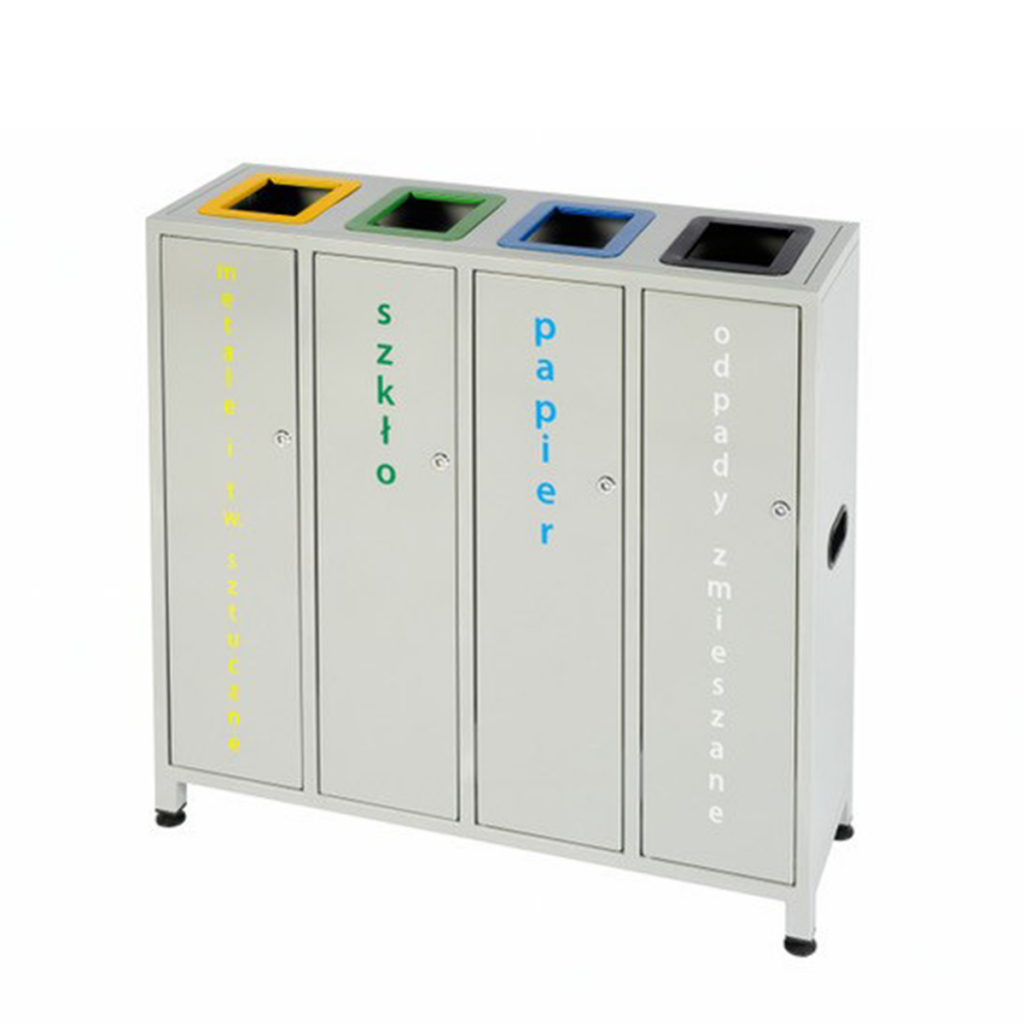 Kosz do segregacji odpadów JOWISZ 3x65 litrów 